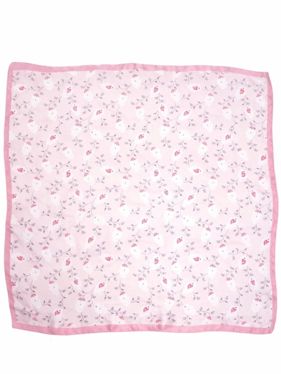 Trendy boutique Accessories - Pink Flower Print Scarf